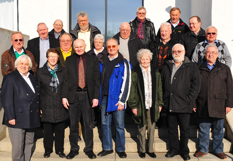 Gruppenfoto bei der Mitgliederversammlung des LVBW im März 2013